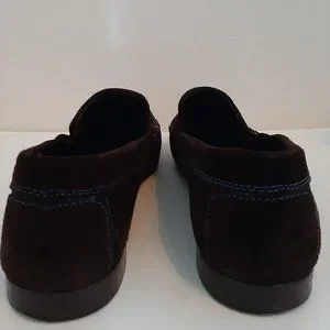 Donald J Pliner Italy Dacio Suede Loafer Slip On Brown Blue 10 M Donald J. Pliner | Shoes | Donald J Pliner Italy Dacio Suede  main image 4
